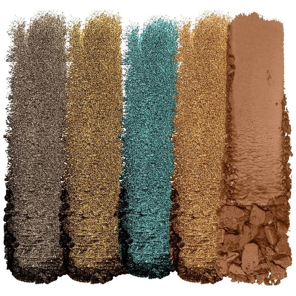 Wet wild COLOR ICON 5 PAN PALETTE MY LUCKY CHARM green gold nude brown eyeshadow - Picture 1 of 5